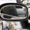 American Car Craft 2005-2013 C6 Corvette - CORVETTE Style Side View Mirror Trim 2Pc [ Auto-Dim], Brushed Stainless 042088