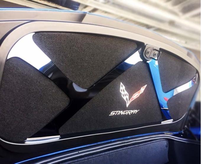 American Car Craft 2014-2019 C7 Corvette Stingray - Trunk Lid Brace, Stainless Steel, Choose Finish 051022