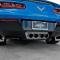 American Car Craft 2014-2019 C7 Corvette Stingray - Perforated Exhaust Filler Panel STANDARD, Stainless Steel 052011
