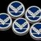 American Car Craft 2016-2019 C7 Grand Sport Corvette - Fluid Cap Cover Set with Crossed Flags & Grand Sport, Choose Color/Transmission 053098