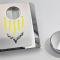 American Car Craft 2014-2019 C7 Corvette Master Cylinder Cover Automatic Polished Stainless with Brushed Ribbed Top Plate Corvette Flag Style, Choose Color 053123