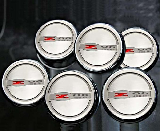 American Car Craft 2002-2004 C5 & Z06 Corvette - Z06 405HP Style Executive Series Fluid Cap Cover 6Pc Set, Manual Trans 033077