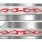 American Car Craft 2010-2015 Camaro SS - Fuel Rail Covers Tribal Flame Style 2Pc, Polished Stainless Steel 103010