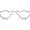 American Car Craft 1997-2004 C5/Z06 Corvette - C5 Emblem Trim Rings 2Pc, Polished Finish 032037