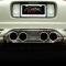 American Car Craft 1997-2004 C5/Z06 Corvette - Exhaust Filler Panel for Stock Exhaust, Perforated Stainless Steel 032005