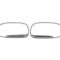 American Car Craft 2005-2013 C6 Corvette - Side View Mirror Trim SUPERCHARGED Style [Standard], Brushed Stainless 042121
