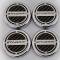 American Car Craft 2020-2024 C8 Corvette Coupe - Cap Cover Set 4pc Carbon Fiber Inserts with Stainless Stingray Logo, Choose Color 883061