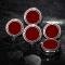 American Car Craft 1997-2013 C5/C6 Corvette - Engine Fluid Cap Covers 15 Vinyl Colors 5Pc Auto Trans, Choose Color 043084