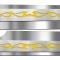 American Car Craft 2010-2015 Camaro SS - Fuel Rail Covers Tribal Flame Style 2Pc, Polished Stainless Steel 103010