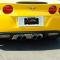 American Car Craft 2005-2013 C6 Corvette - Perforated Exhaust Filler Panel, NPP Dual-Mode/Bi-Mode, Stainless Steel 042005