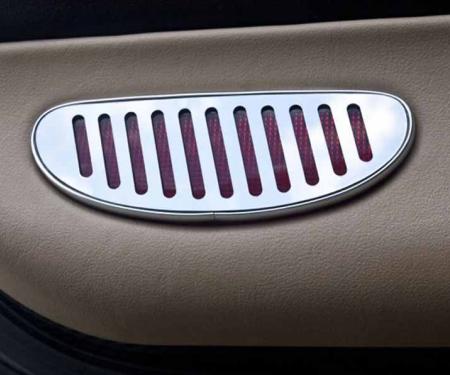 American Car Craft 1997-2004 C5/Z06 Corvette - Interior Door Reflector Trim, Polished Stainless Steel 031044