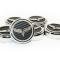 American Car Craft 2005-2013 C6 Corvette - Crossed Flag Fluid Cap Covers 6Pc Manual Transmission, Choose Color 043083