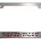 American Car Craft 2020-2024 C8 Corvette - CORVETTE RACING Style License Plate Frame, Stainless Steel 882009