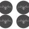 American Car Craft 2005-2013 C6 Corvette - Tribal Skulls with Blackout Kit 8Pc, Polished Stainless Steel/Blackout Film 042074