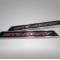American Car Craft 2020-2024 C8 Corvette - Replacement Door Sills Carbon Fiber with Brushed Stainless Steel 'Stingray' Style Insert Carbon Fiber, Choose Vinyl Inlay Color 881009