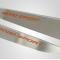 American Car Craft 2010-2013 C6 Corvette - Door Guards with Grand Sport Inlay 2Pc, Brushed Stainless, Choose Color 041049