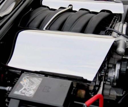 American Car Craft 2006-2013 Corvette Z06 only - Fuel Rail Covers Replacement Style, Polished Stainless Steel 043086