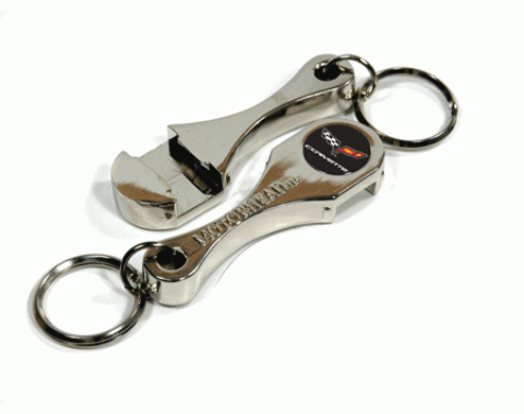 Corvette C6 Connecting Rod Bottle Opener Keychain