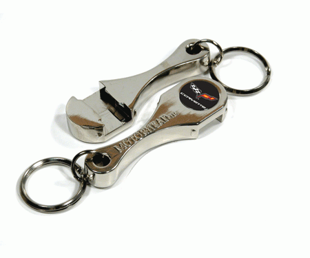 Corvette C6 Connecting Rod Bottle Opener Keychain