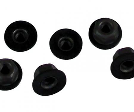 Corvette Wiper Transmissionmission Mount Nuts, 6 Piece, 1968-1982