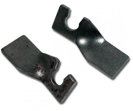 Corvette Parking Brake Cable Guide Brackets, on Trailing Arm, 1965-1982