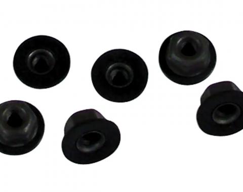 Corvette Wiper Transmissionmission Mount Nuts, 6 Piece, 1968-1982