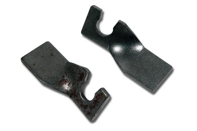 Corvette Parking Brake Cable Guide Brackets, on Trailing Arm, 1965-1982