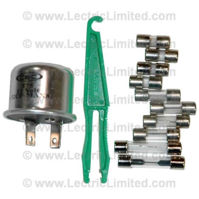 Lectric Limited 1956-1957 Chevrolet Corvette Fuse/Flasher Set VFK5557