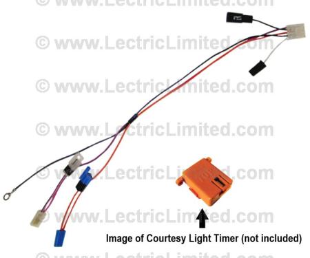 Lectric Limited 1978 Chevrolet Corvette Courtesy Light Timer Harness VCL7800FD