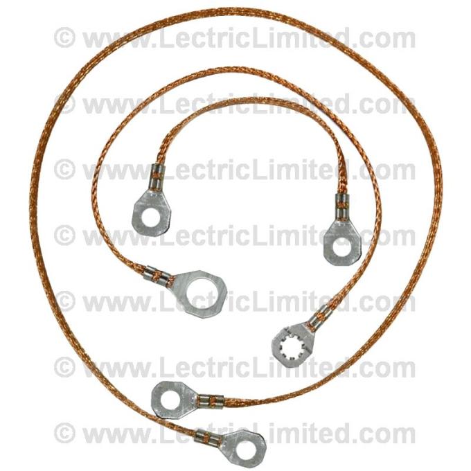 Lectric Limited 1981-1982 Chevrolet Corvette Ground Strap Set VGS8182WO