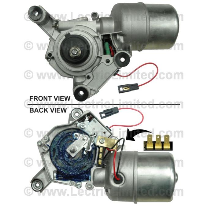 Lectric Limited 1969-1972 Chevrolet Corvette Windshield Wiper Motor DR98243