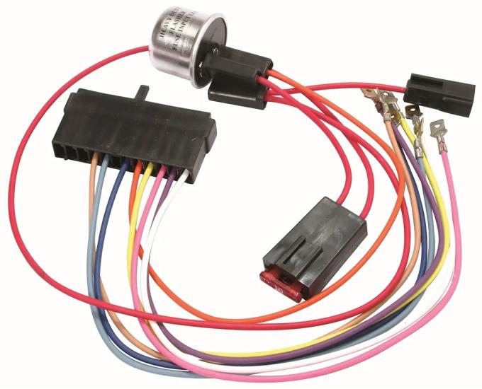 Classic Performance Tilt Column 4 Way Flasher Kit & Plug Adapter For 53-62 Corvette & 56 Chevy Full Size ididit Columns CP35775