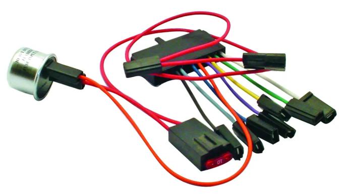 Classic Performance Tilt Column 4 Way Flasher Kit & Plug Adapter for 64-66 Corvette, ididit CP37618