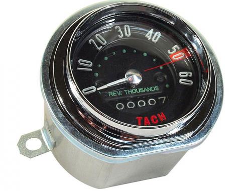 Corvette Tachometer, Generator Drive, 6000 RPM, 1958