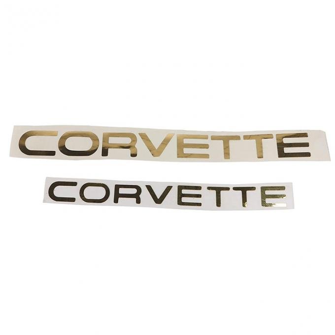 Corvette Corvette Lettering Kit, Gold, 1984-1990