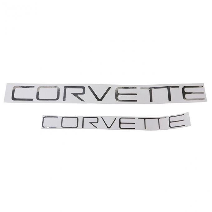 Corvette Corvette Lettering Kit, Chrome, 1991-1996