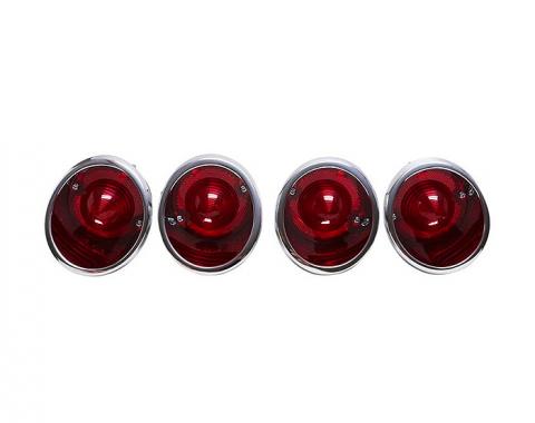 63-67 Corvette Tail Light Assembly, Set of 4