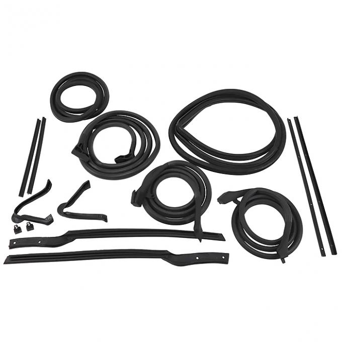 Corvette Weatherstrip Kit, Body Convertible 17 Piece, USA, 1963-1967