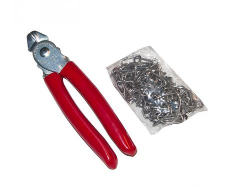 OER Upholstery Installation Kit with Heavy Duty Pliers and Hog Rings *K10010