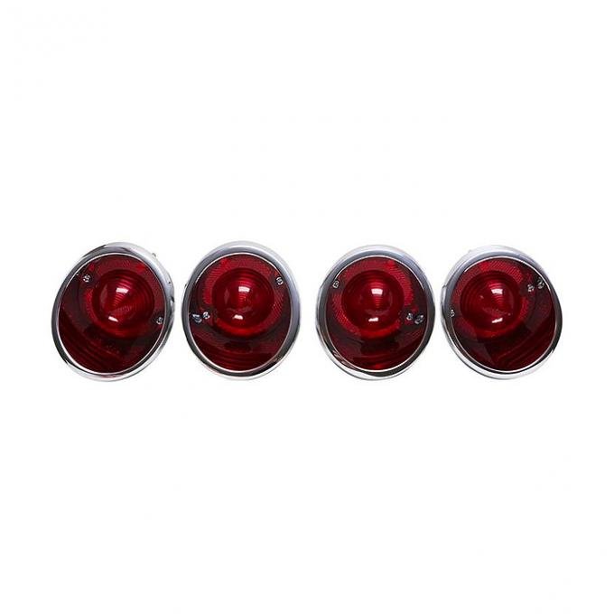 63-67 Corvette Tail Light Assembly, Set of 4