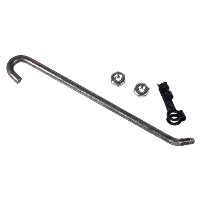 Corvette Convertible Rear Bow Lock Center Release Rod, 1968-1975