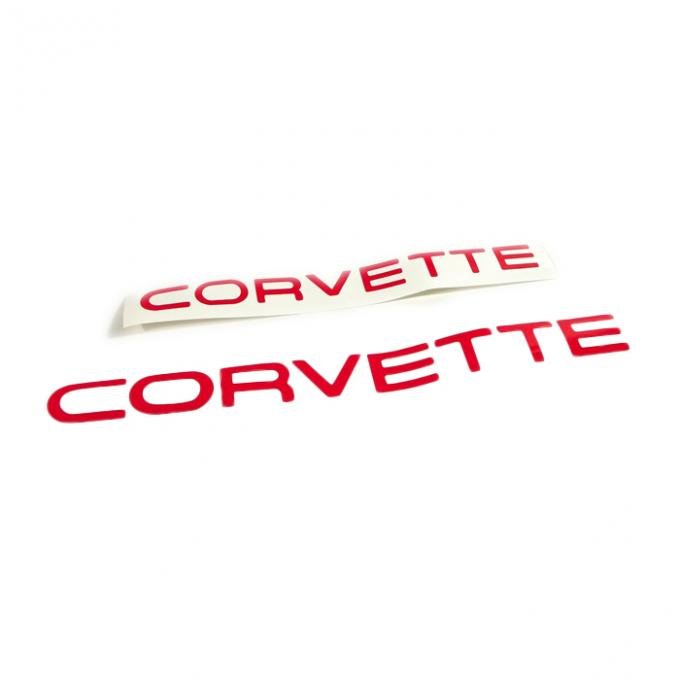 Corvette Corvette Lettering Kit, Red, 1984-1990