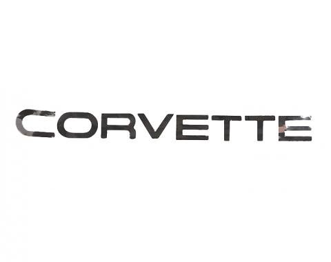 Corvette Corvette Lettering Kit, Chrome, 1984-1990