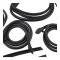 Corvette Weatherstrip Kit, Body Convertible 17 Piece, USA, 1963-1967