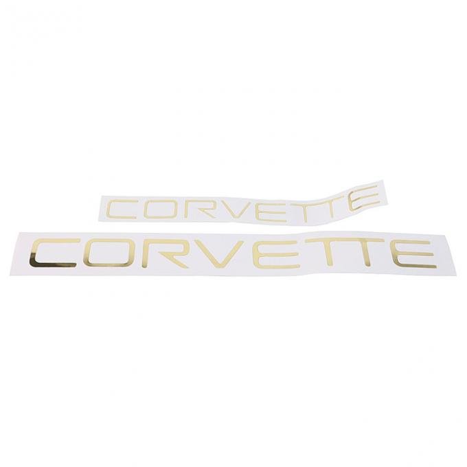 Corvette Corvette Lettering Kit, Gold, 1991-1996