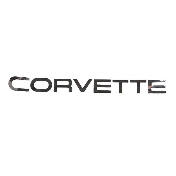 Corvette Corvette Lettering Kit, Chrome, 1984-1990