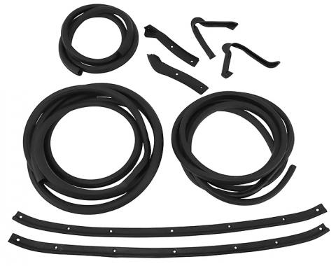 Corvette Weatherstrip Kit, Body Coupe 9 Piece, USA, 1963-1967