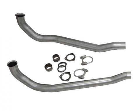 Corvette Exhaust Pipes, 2 1/2" Front, High Performance, 1964-1965