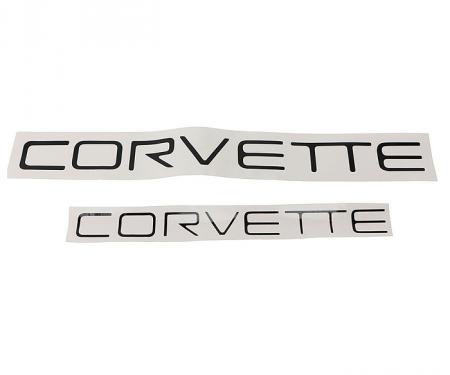 Corvette Corvette Lettering Kit, Black, 1991-1996