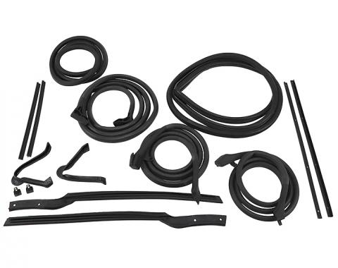 Corvette Weatherstrip Kit, Body Convertible 17 Piece, USA, 1963-1967